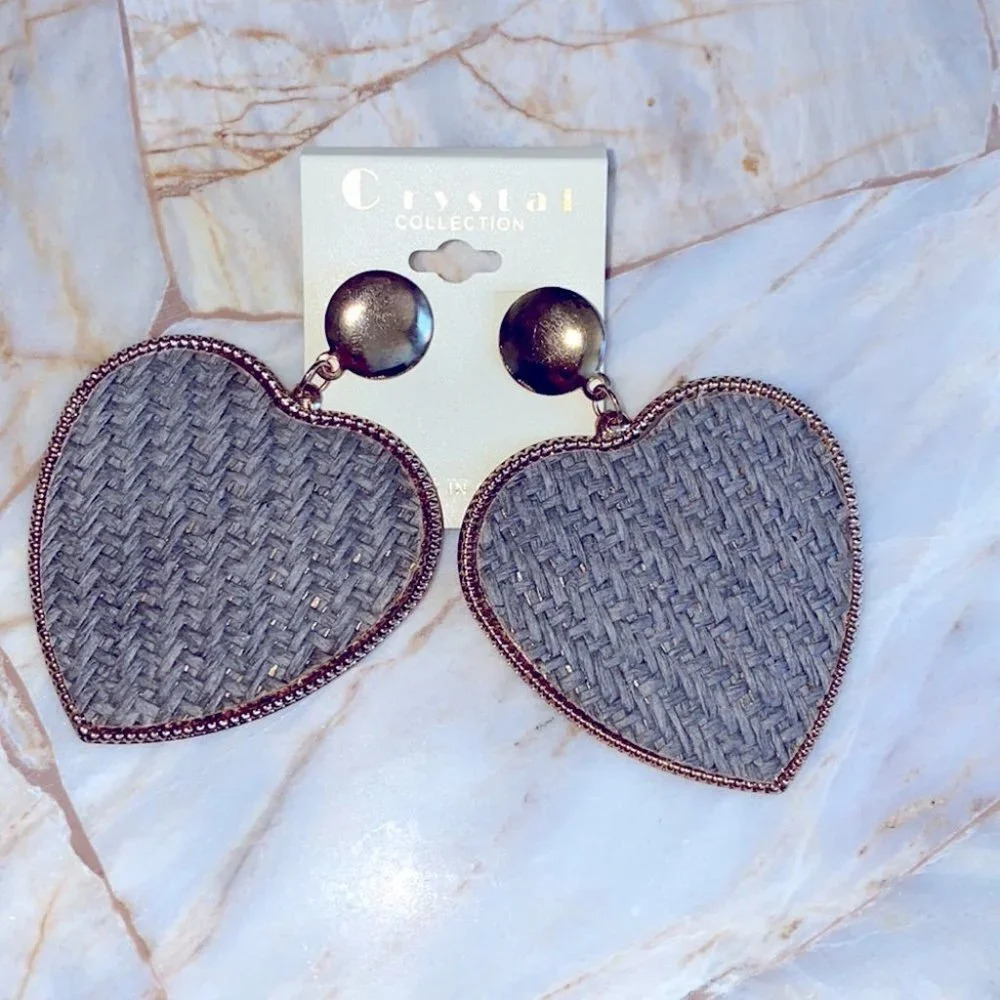 Crystal Collection‎ Large Heard Earring